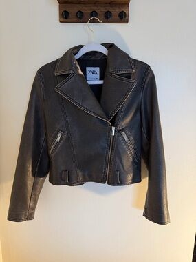 ZARA Leather Moto Jacket